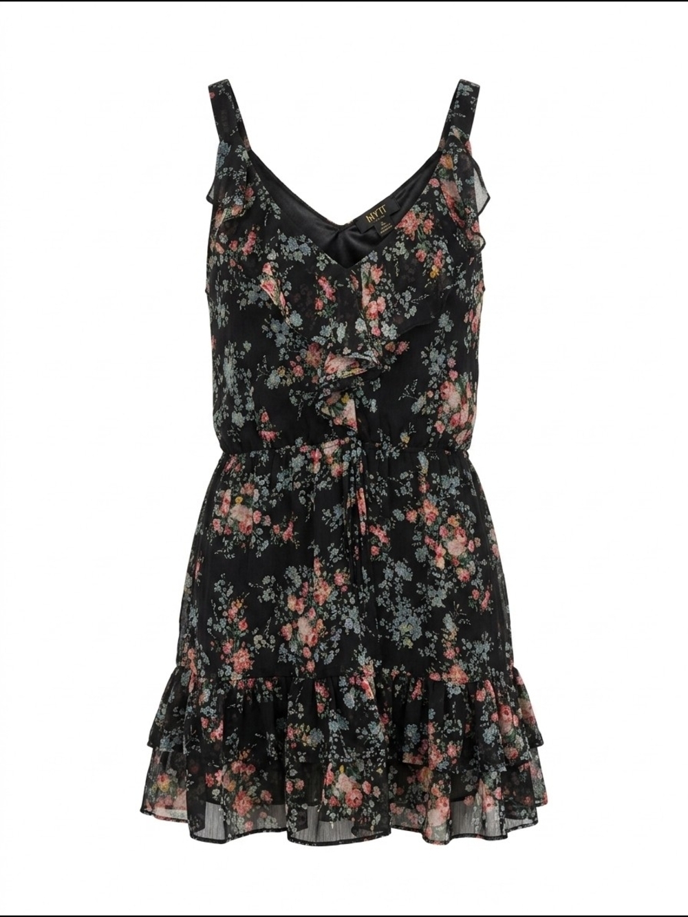 Myth NYC Mini Floral Ruffle Dress Small